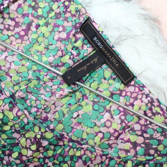 BCBGMaxAzria 100% Silk Mini Dress Women’s Size S - Picture 4 of 8